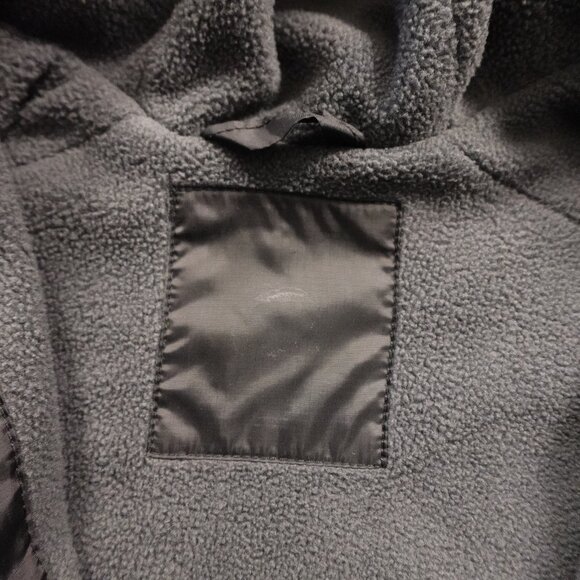 Nike Hooded Windbreaker Jacket Kids 4T Black Fleece-Lined - Picture 3 of 8